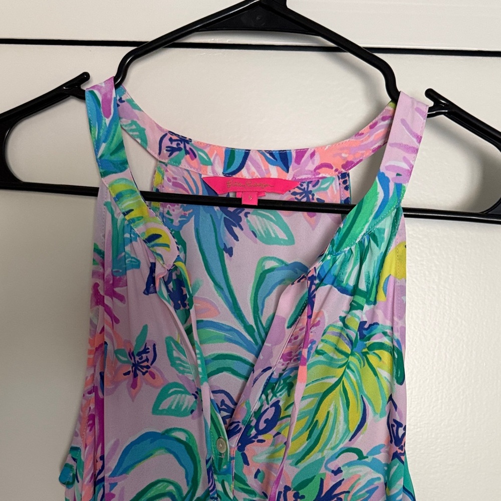 Lily Pulitzer Floral Sleeveless Top - Multicolor